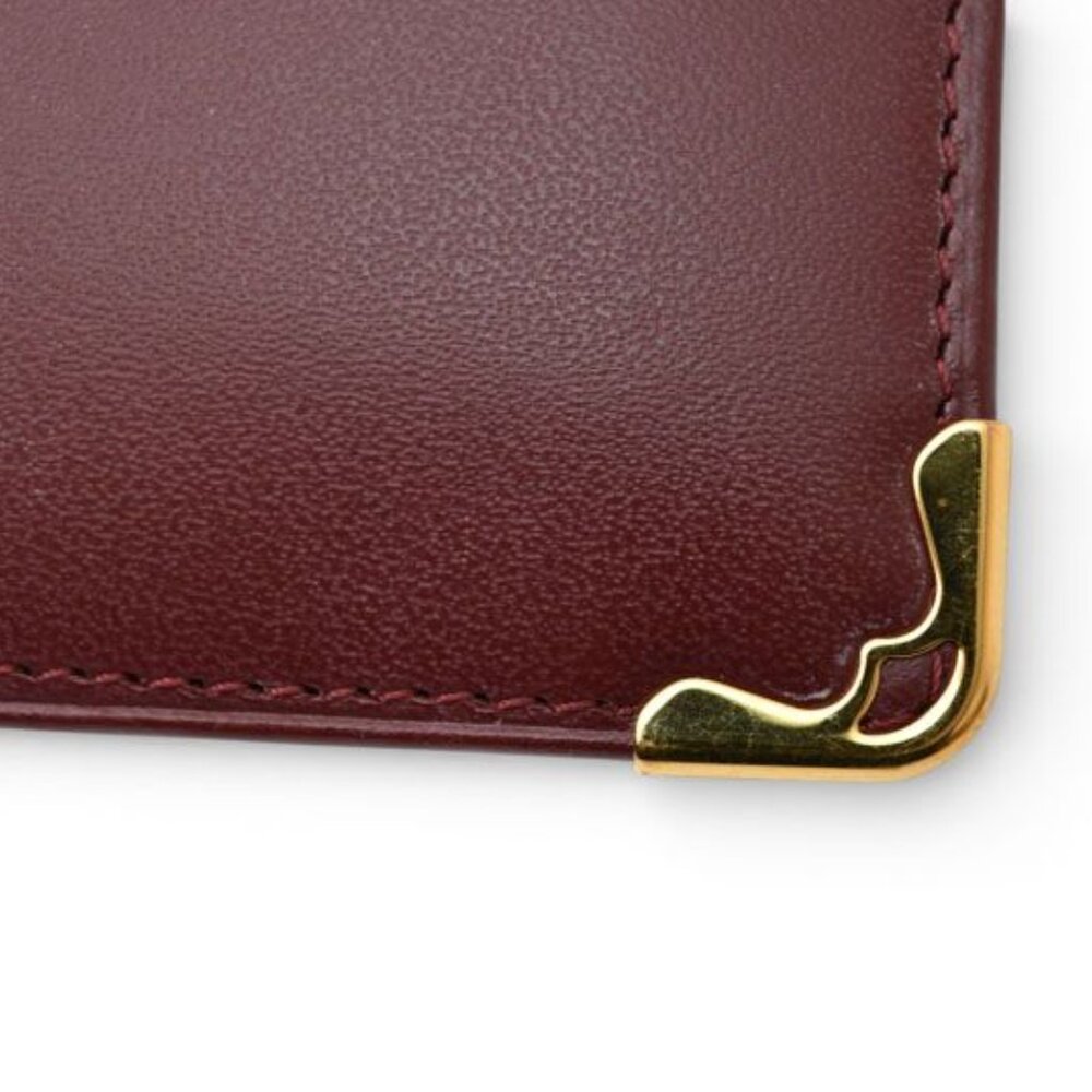Cartier Folding Wallet Bifold Wallet Vintage Must de - Picture 4 of 14